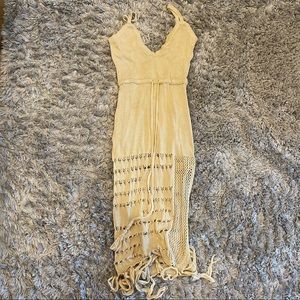 NEW Sand Tassel Crotchet Dress Beach Cover Up